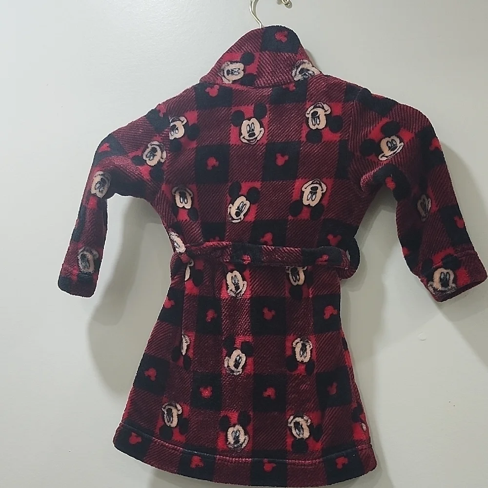 Disney  Robe Kids Red and Black Plush